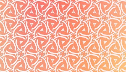 Design Pattern With Abstract Modern Ornament. Triangles Style. Gradient Backg Illustrazione stock