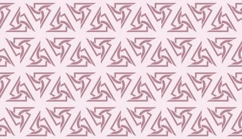 Design pattern with abstract modern ornament. Triangles style. Vector Seamles Illustrazione stock