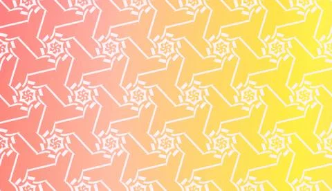 Design Pattern With Abstract Modern Ornament. Triangles Style. Gradient Backg Illustrazione stock