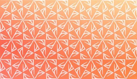 Design Pattern With Abstract Modern Ornament. Triangles Style. Gradient Backg Stock Illustration