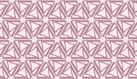 Design pattern with abstract modern ornament. Triangles style. Vector Seamles Stock Illustration