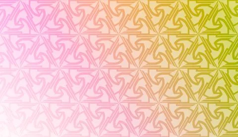Design pattern with abstract modern ornament. Triangles style. Vector illustr Stock Illustration