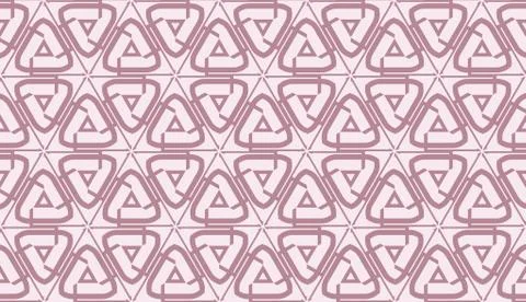 Design pattern with abstract modern ornament. Triangles style. Vector Seamles Illustrazione stock