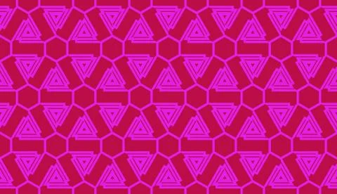 Design pattern with abstract modern ornament. Triangles style. Vector Seamles イラスト素材