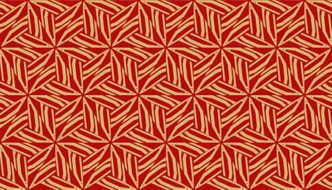 Design pattern with abstract modern ornament. Triangles style. Vector Seamles Stock Illustration