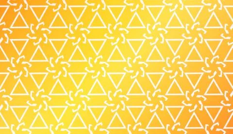 Design Pattern With Abstract Modern Ornament. Triangles Style. Gradient Backg Stock Illustration