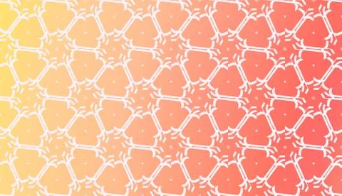 Design Pattern With Abstract Modern Ornament. Triangles Style. Gradient Backg Illustrazione stock