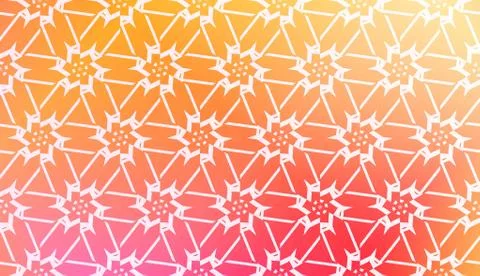 Design Pattern With Abstract Modern Ornament. Triangles Style. Gradient Backg Stock Illustration