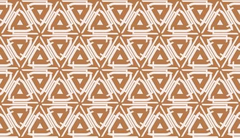 Design pattern with abstract modern ornament. Triangles style. Vector Seamles Illustrazione stock