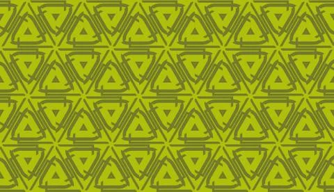 Design pattern with abstract modern ornament. Triangles style. Vector Seamles Illustrazione stock