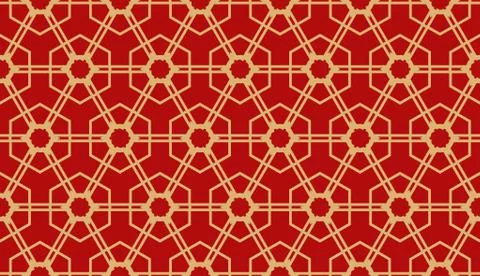 Design pattern with abstract modern ornament. Triangles style. Vector Seamles 库存插图