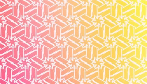 Design Pattern With Abstract Modern Ornament. Triangles Style. Gradient Backg Illustrazione stock