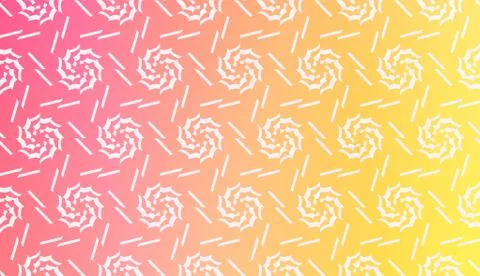 Design Pattern With Abstract Modern Ornament. Triangles Style. Gradient Backg Illustrazione stock