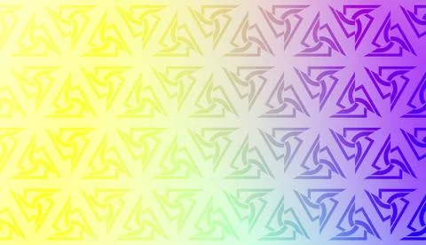 Design pattern with abstract modern ornament. Triangles style. Vector illustr Illustrazione stock