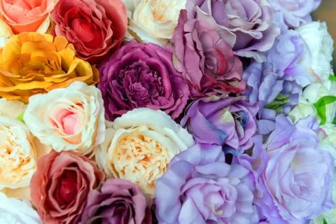 Design pattern of flower texture and background Stock Photos