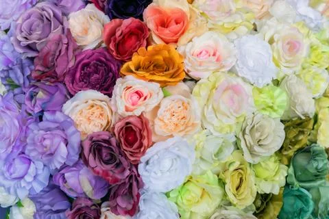 Design pattern of flower texture and background Stock Photos