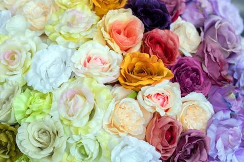 Design pattern of flower texture and background Stock Photos