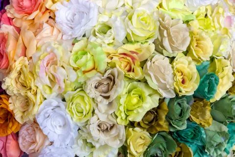 Design pattern of flower texture and background Stock Photos