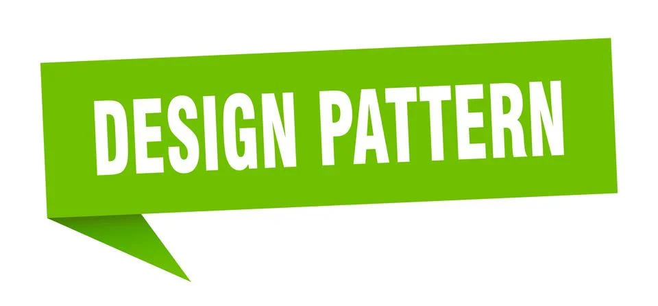 Design pattern speech bubble. design pattern ribbon sign. design pattern bann Stock Illustration
