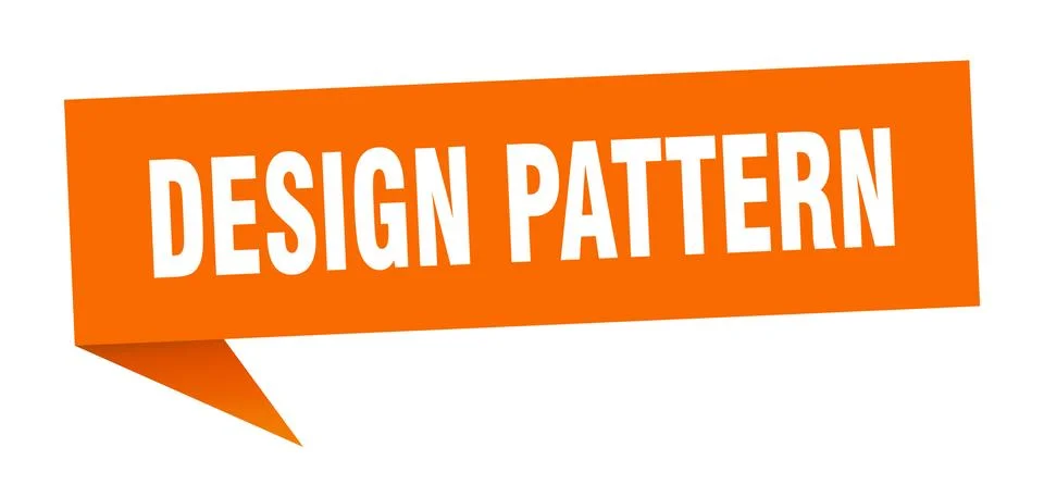 Design pattern speech bubble. design pattern ribbon sign. design pattern bann Stock Illustration