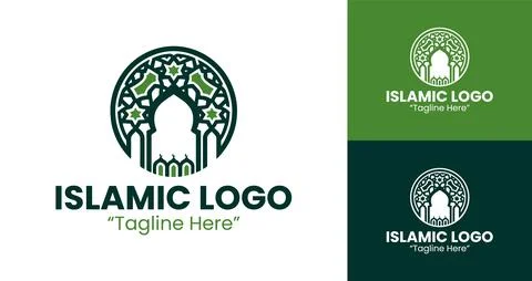 A design perfect for faith-based projects, capturing the essence of Islamic d Illustrazione stock