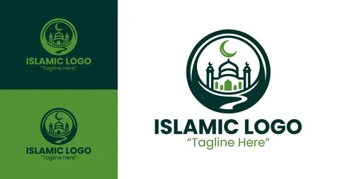 A design perfect for faith-based projects, capturing the essence of Islamic d 스톡 일러스트