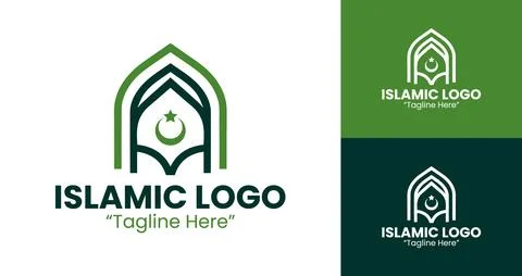 A design perfect for faith-based projects, capturing the essence of Islamic d Illustrazione stock