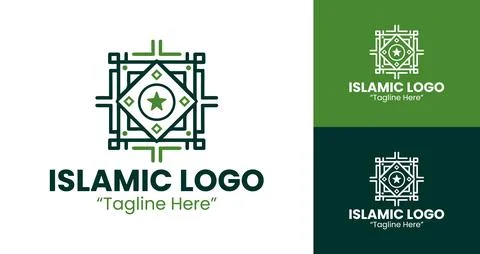 A design perfect for faith-based projects, capturing the essence of Islamic d Illustrazione stock