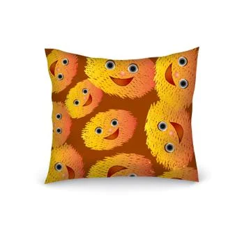 Design, pillow, background, decorative, interior, vector, graphic, decoration Stock Illustration