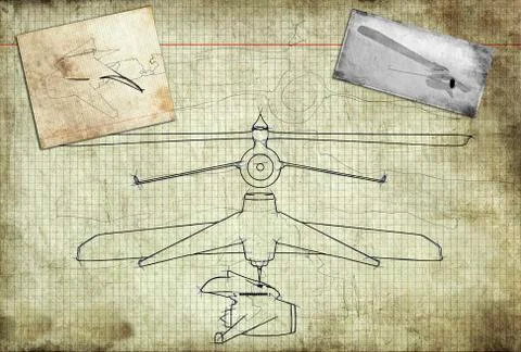 Design of a plane Stock Illustration
