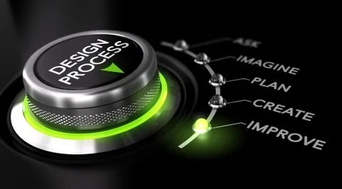 Design Process Stock Illustration