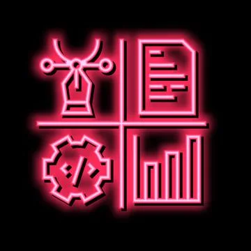 Design, programming, content manager and analytics job color icon vector il.. Stock Illustration