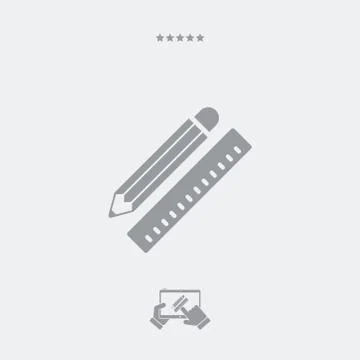 Design project flat icon イラスト素材