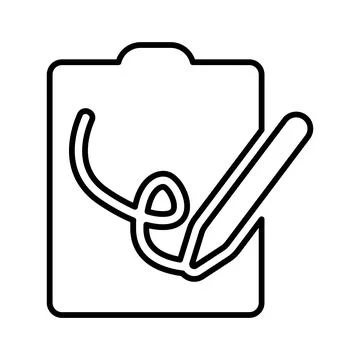 Design, prototype, sketch icon. Outline vector. Stock Illustration