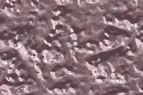 Design red liquid shining raw metal ruffle digital drawn backdrop illustration Stock Illustration