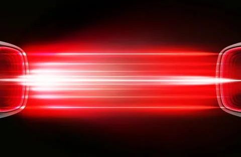 Design with red neon elements Stock Illustration