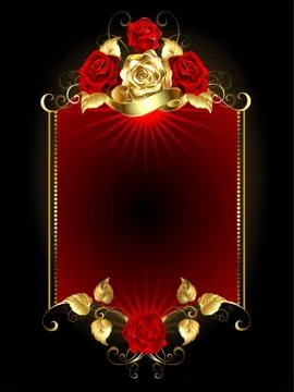 Design with roses Stock Illustration