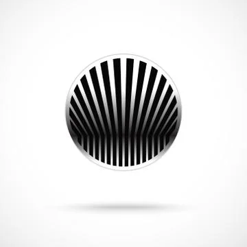 Design round vector symbol template Stock Illustration