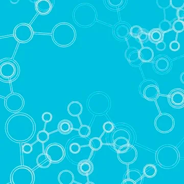 Design science concept. Vector connect molecule background Stock Illustration