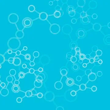 Design science concept. Vector connect molecule background Stock Illustration