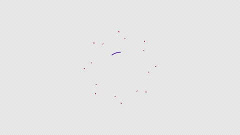 Design Shape Elements Motion Graphics with alpha channel on a transparent bac Stock Footage 173379298