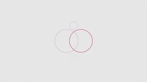 Design Shape Elements Motion Graphics with alpha channel on a transparent bac Stock Footage 173380184