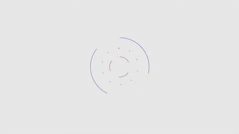 Design Shape Elements Motion Graphics with alpha channel on a transparent bac Stock Footage 173384093