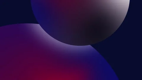 Design smooth, overlapping, circular or spherical shapes motion background Stock Footage 321127165