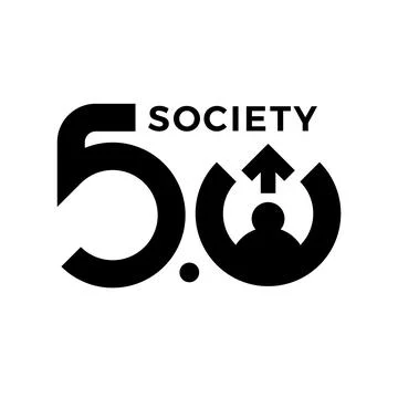 Design for Society 5.0 in Vector Stock Illustration