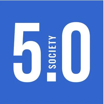 Design for Society 5.0 in Vector Stock Illustration