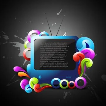 Design with space for text Stock Illustration