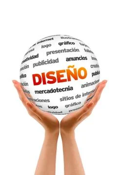 Design sphere (in spanish) Stock Illustration