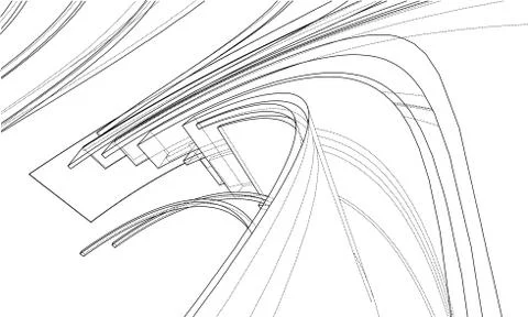 Design spiral elements. Vector Stock Illustration