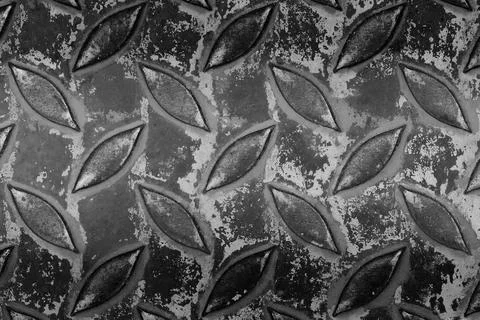 Design on steel with shadow for pattern and background Foto stock